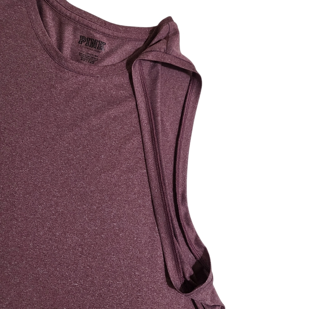 PINK Victoria's Secret Crop Top Sleeveless Womens S Lightweight - Picture 4 of 11